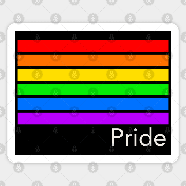 Gay Pride Rainbow Flag Sticker by skittlemypony